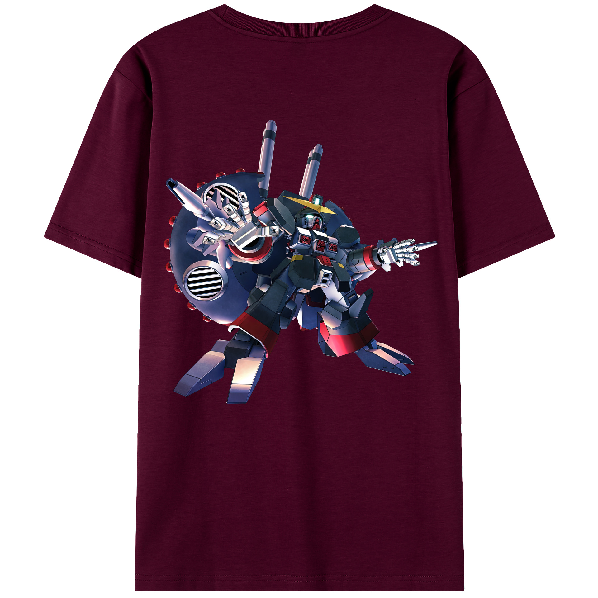 （画像用） 機動戦士ガンダム Mobile Suit Gundam レディース半袖Tシャツ(バックプリント)